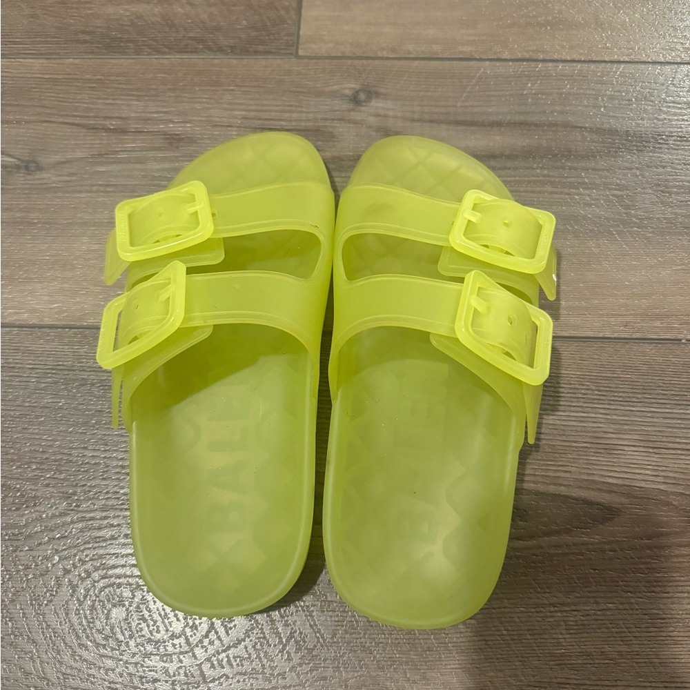Worn once Balenciaga Women Mallorca Transparent Dual-Buckle Slide Sandal size 6